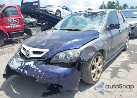 2008 Mazda Mazda3 S Touring z USA, uszkodzony, nr VIN JM1BK343X81167206